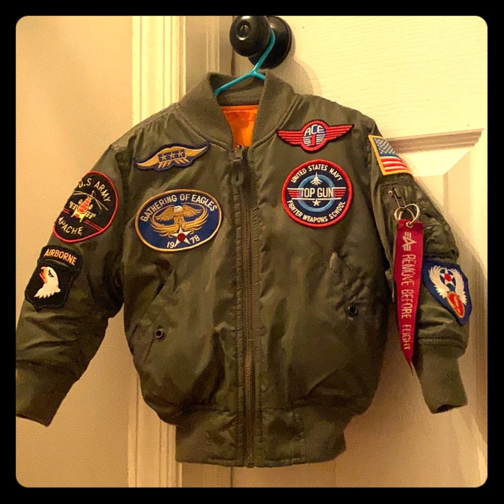 Top gun bomber jacket